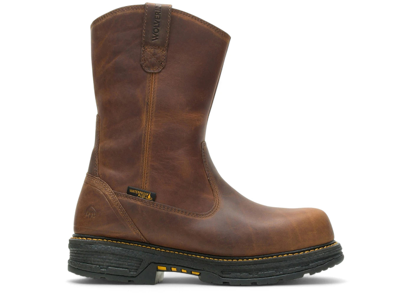 Wolverine Hellcat Ultraspring Waterproof CarbonMax Wellington Boots Tobacco