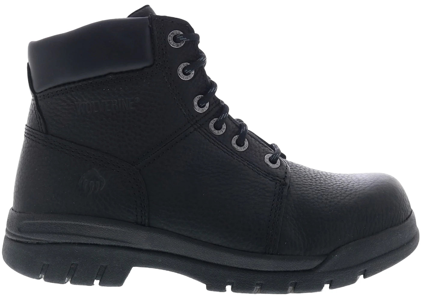 Wolverine Marquette 6" Steel Toe EH Slip Resistant Boots Black