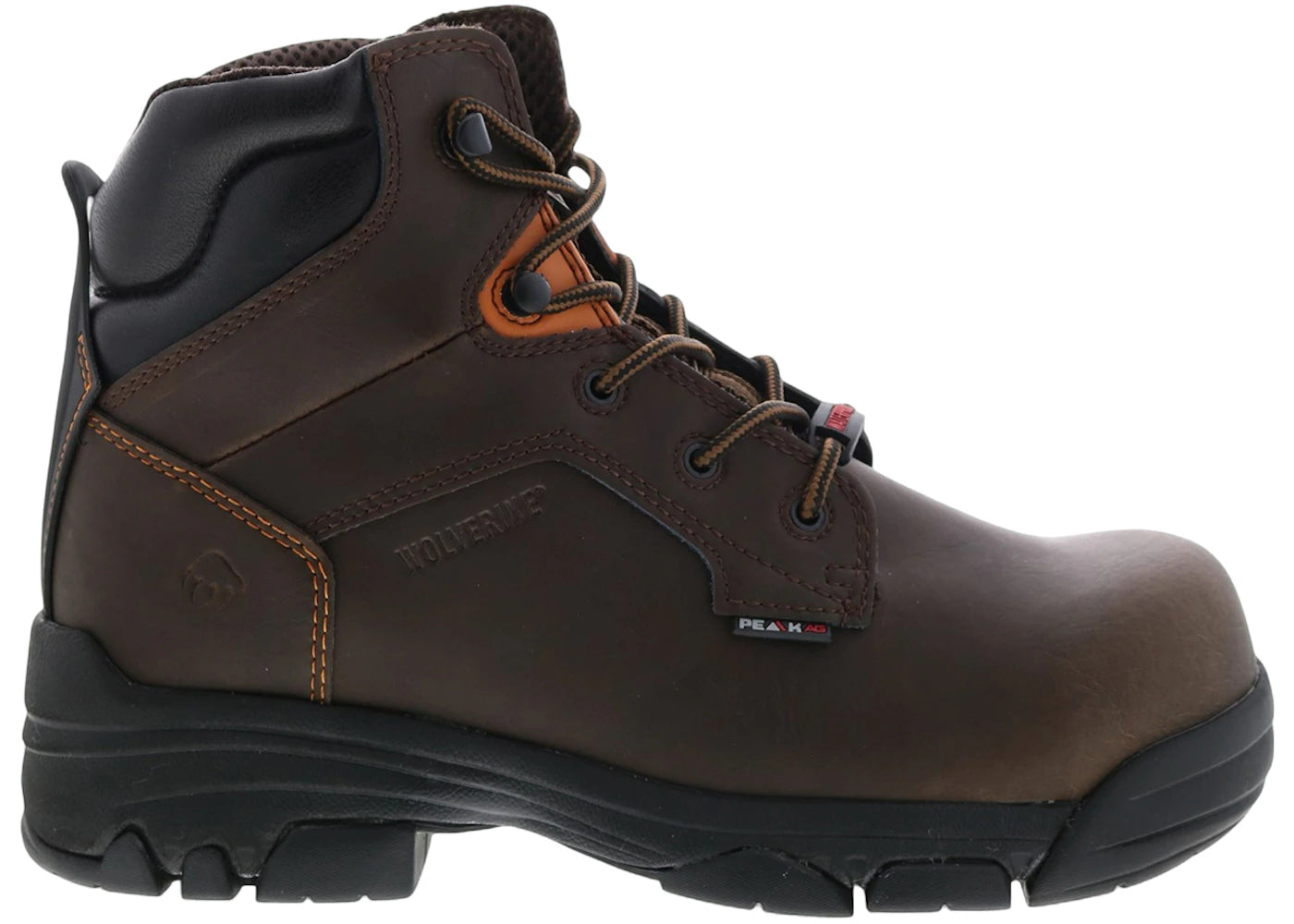 Wolverine Merlin Waterproof Composite Toe 6" Boots Brown