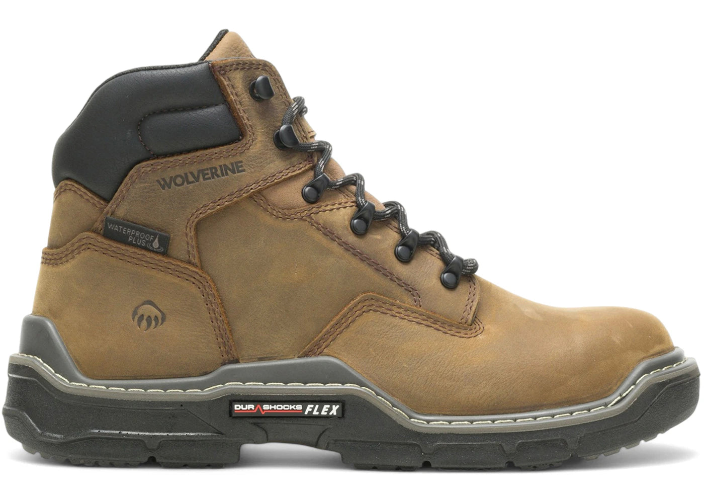 Wolverine Raider DuraShocks Waterproof CarbonMax 6" Boots Chocolate Chip