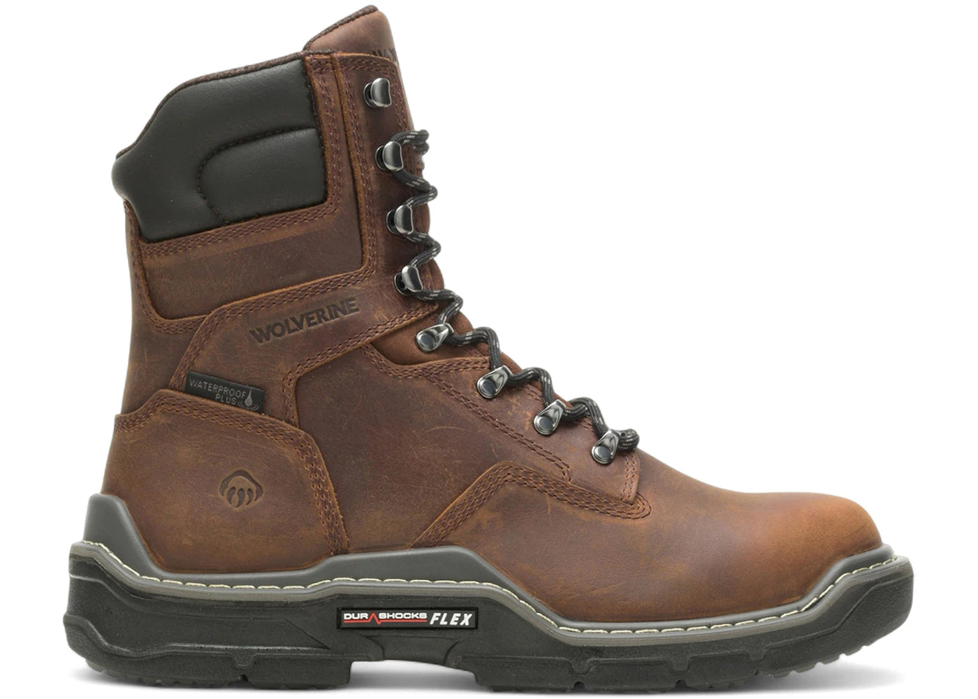 Wolverine Raider DuraShocks Waterproof CarbonMax 8" Boots Peanut