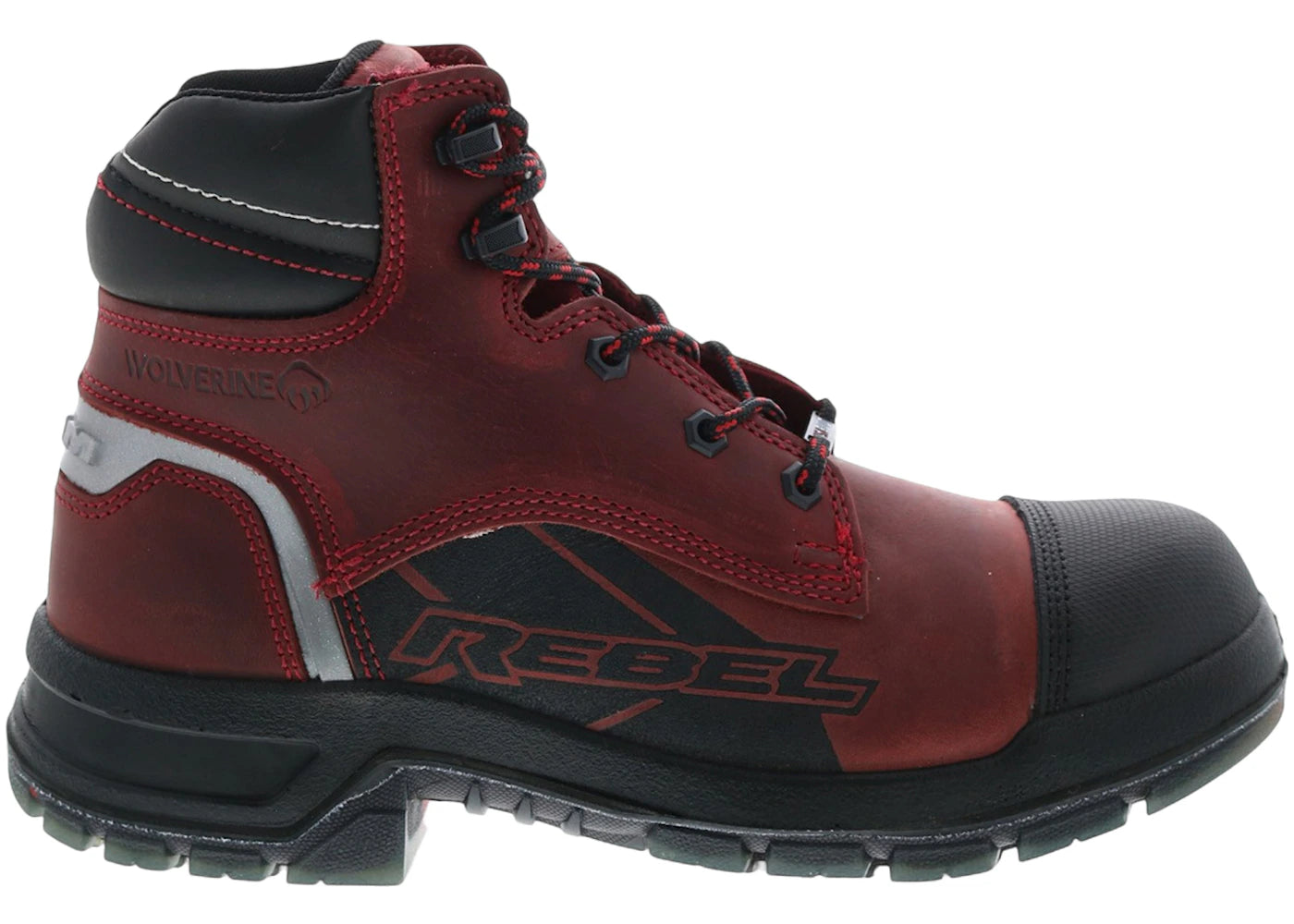 Wolverine Ram Trucks Collection Tradesman Safety Toe Boots Red