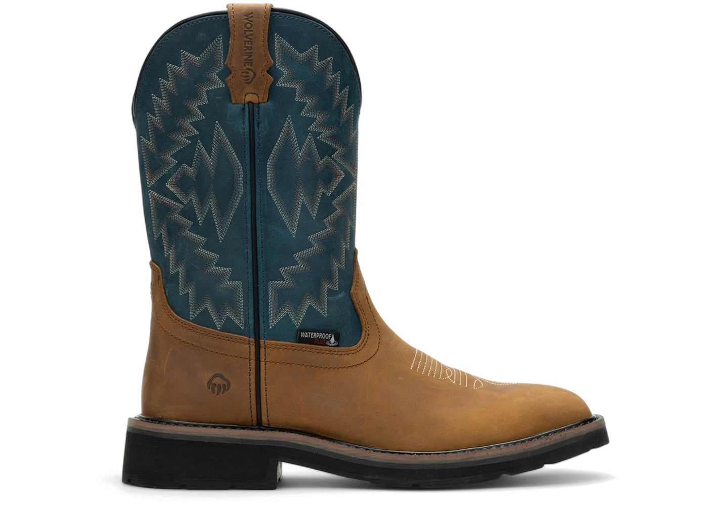 Wolverine Rancher Arrow Waterproof Steel Toe Boots Blue