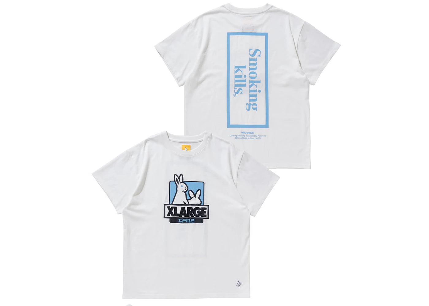 XLARGE x FR2 Box Logo T-Shirt White