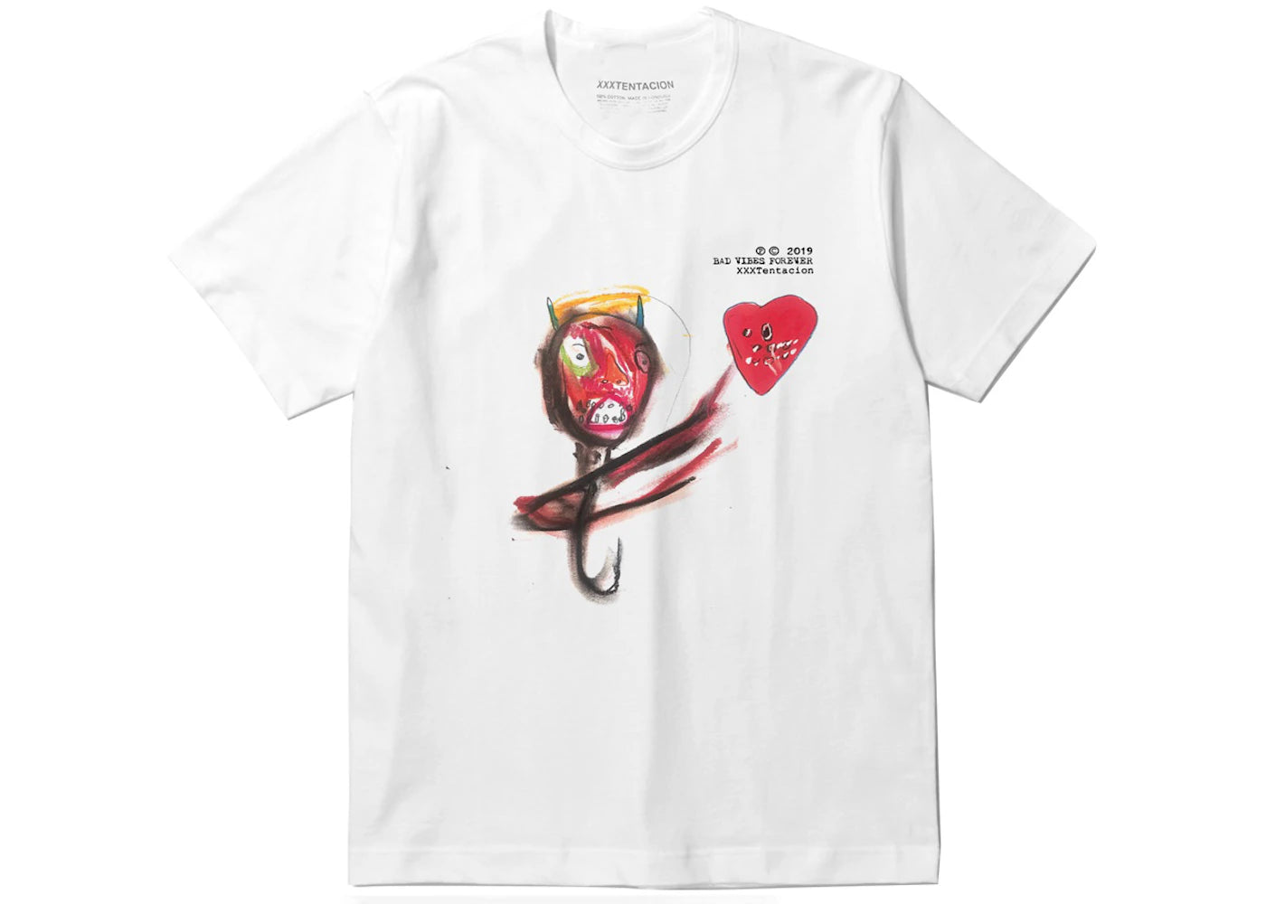 XXXTentacion Triumph T-shirt White