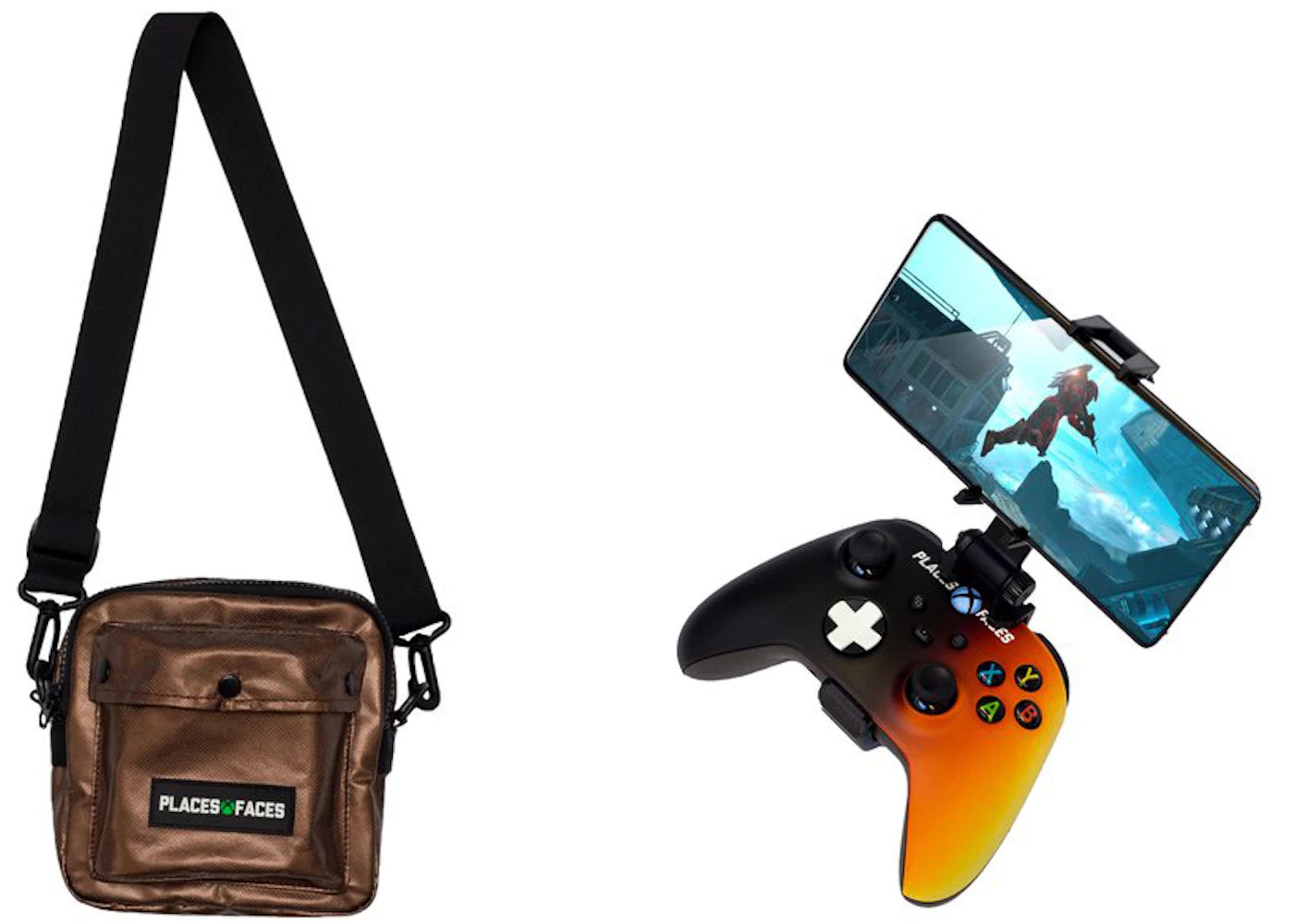 Xbox Places+Faces Wireless Controller & Bag Bundle
