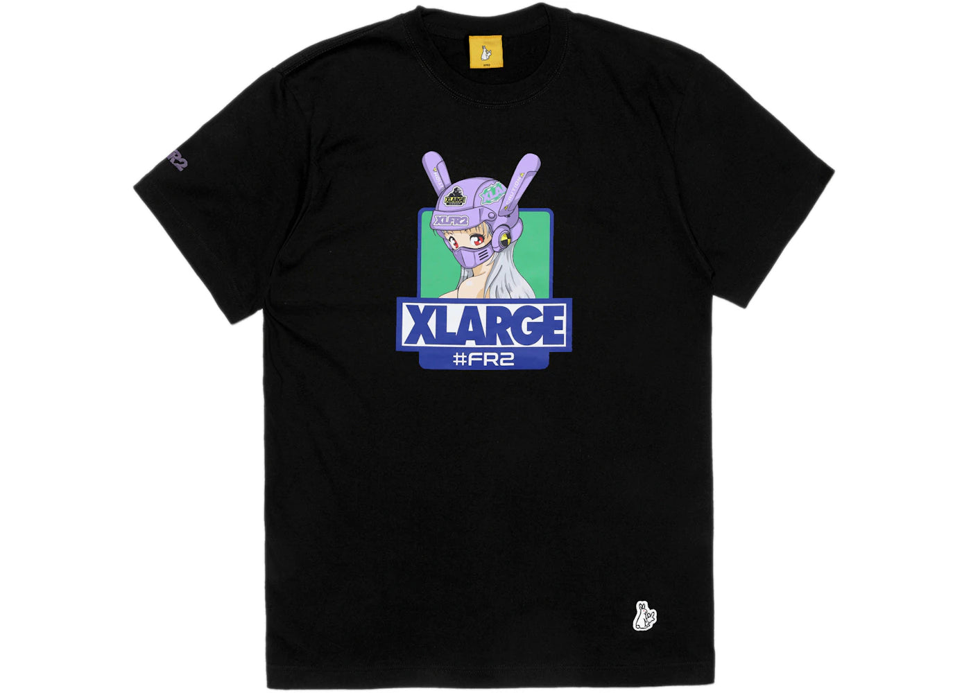 XLARGE x FR2 Biker Girl T-shirt Black