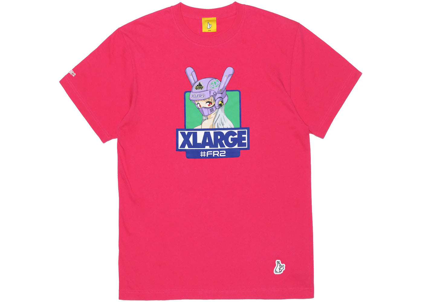 XLARGE x FR2 Biker Girl T-shirt Pink
