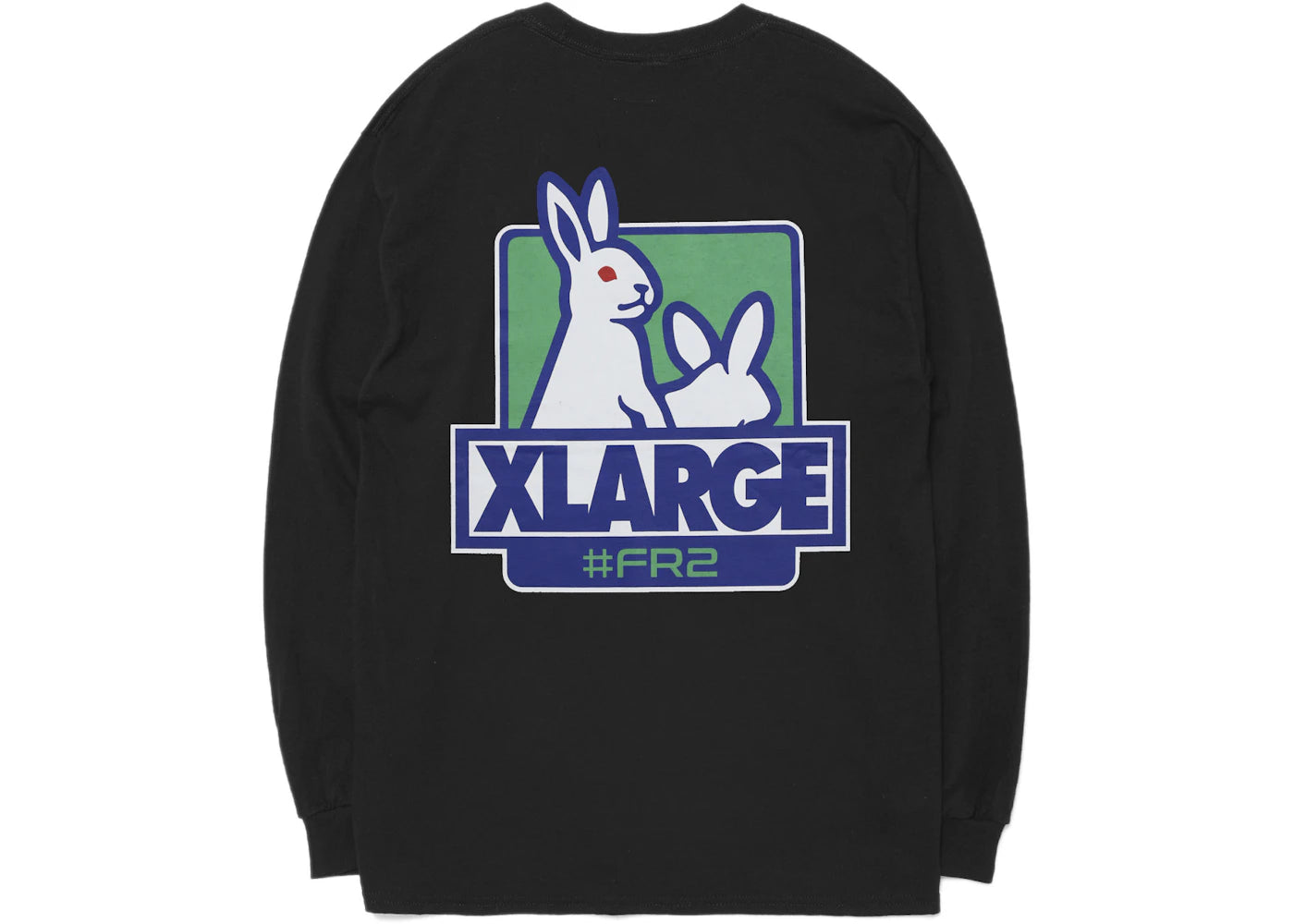 XLARGE x FR2 Icon Longsleeve Black