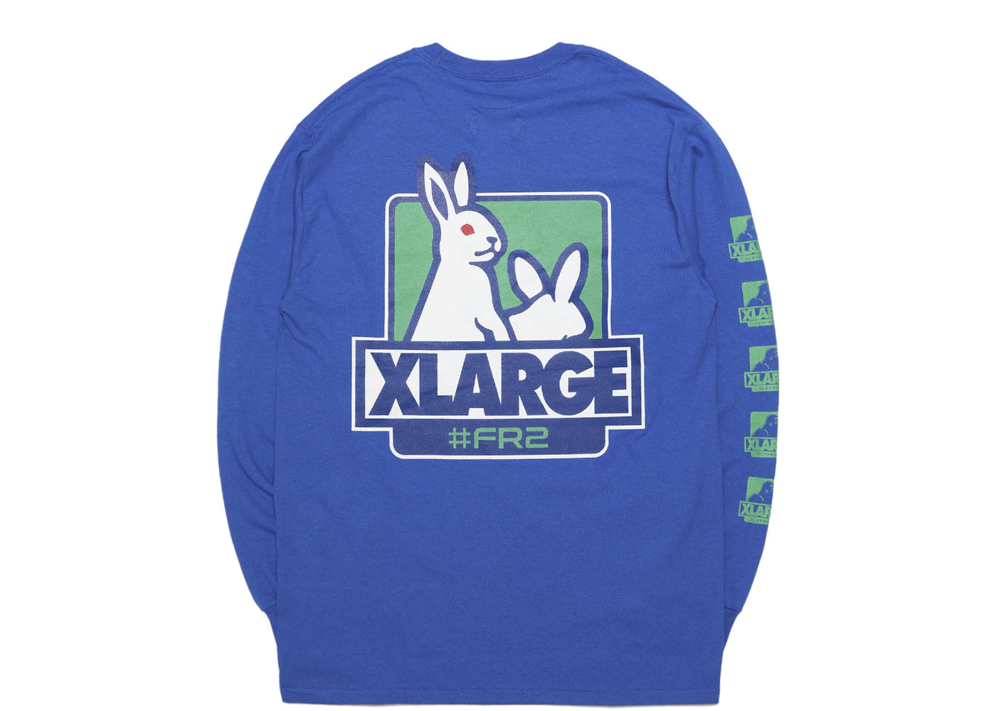 XLARGE x FR2 Icon Longsleeve Blue