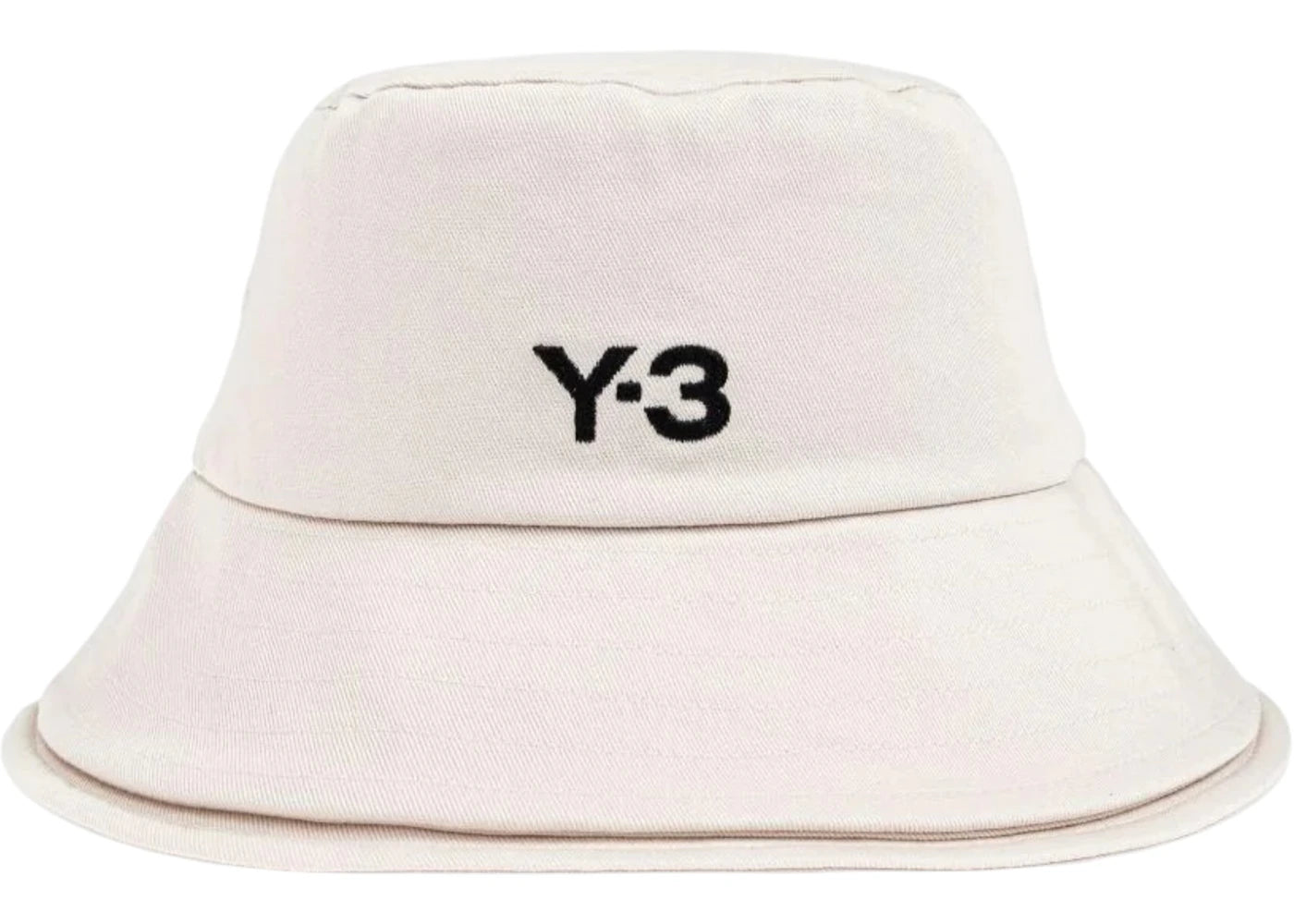 Y-3 3 Stripe Bucket Hat Talc