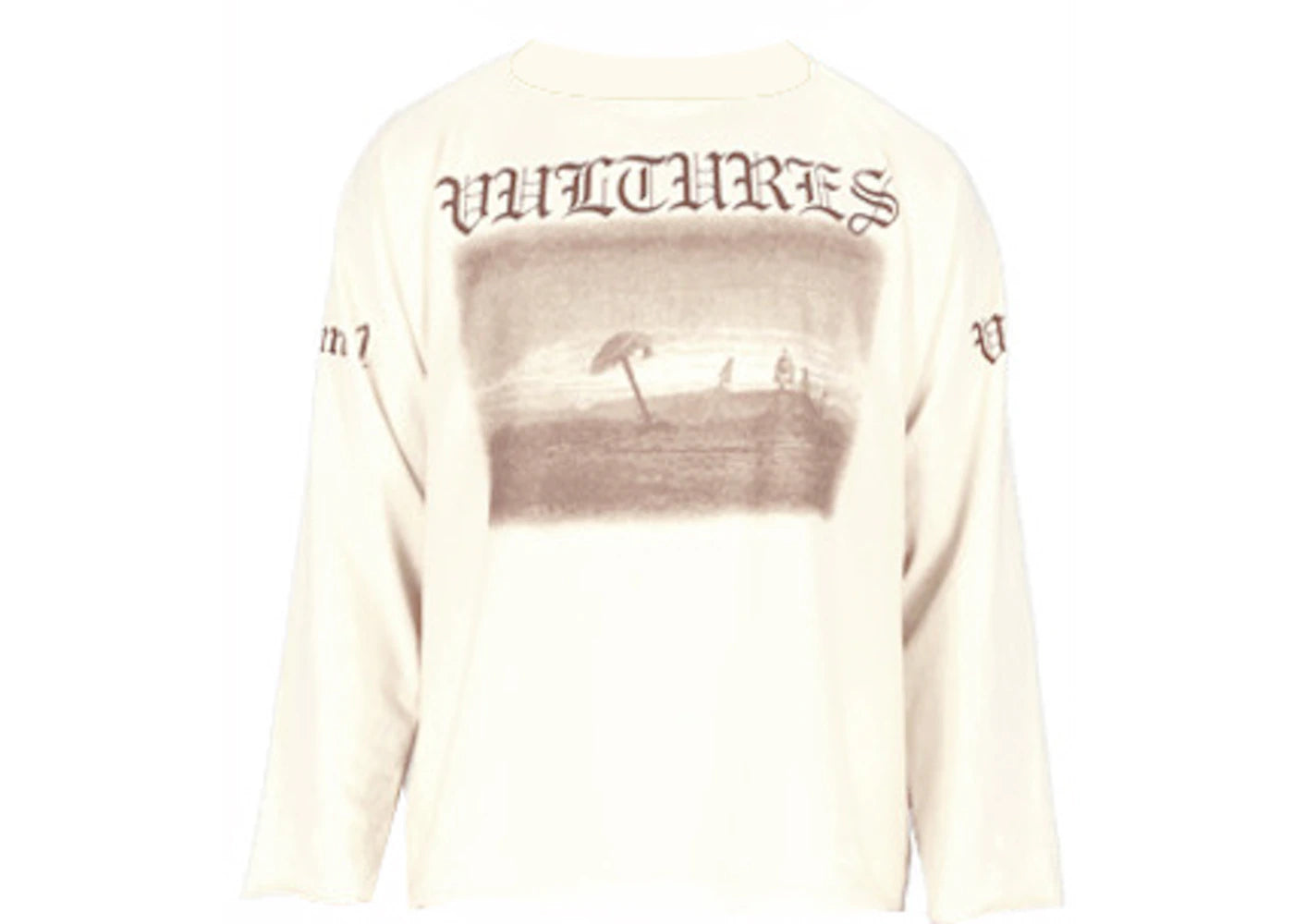 YZY Vultures Long T White