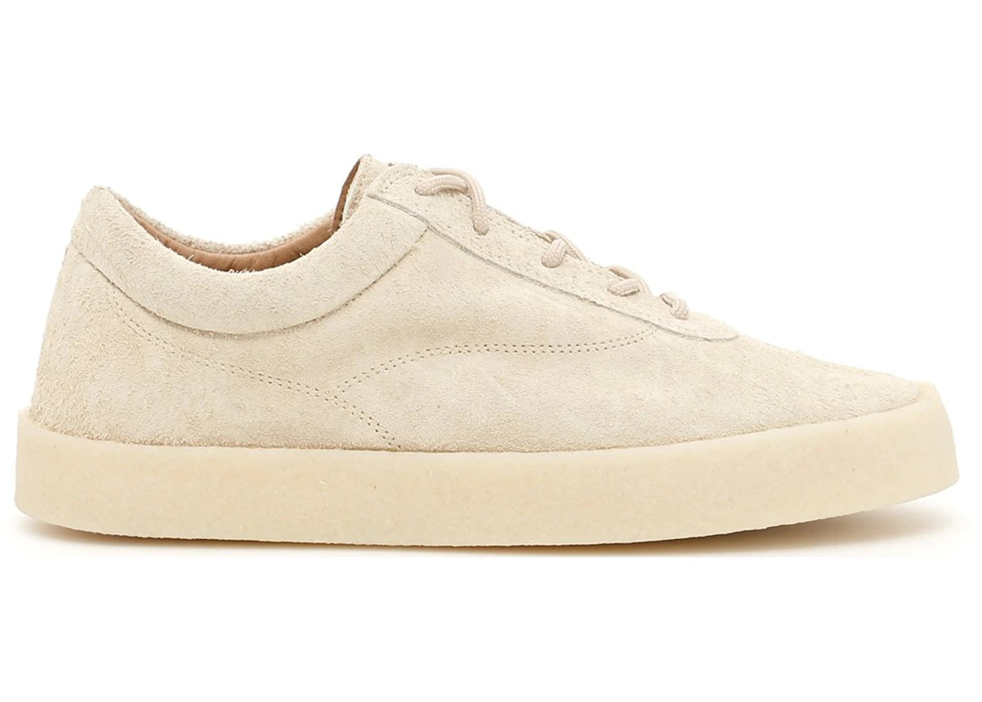 Yeezy Crepe Sneaker Season 6 Thick Shaggy Suede Chalk