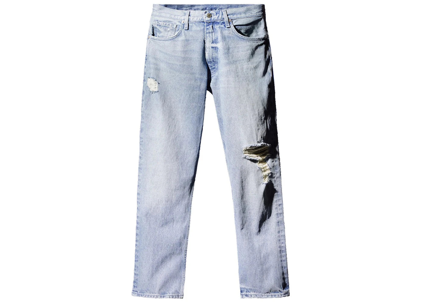 Yeezy Gap 5 Pocket Denim Pants Blue