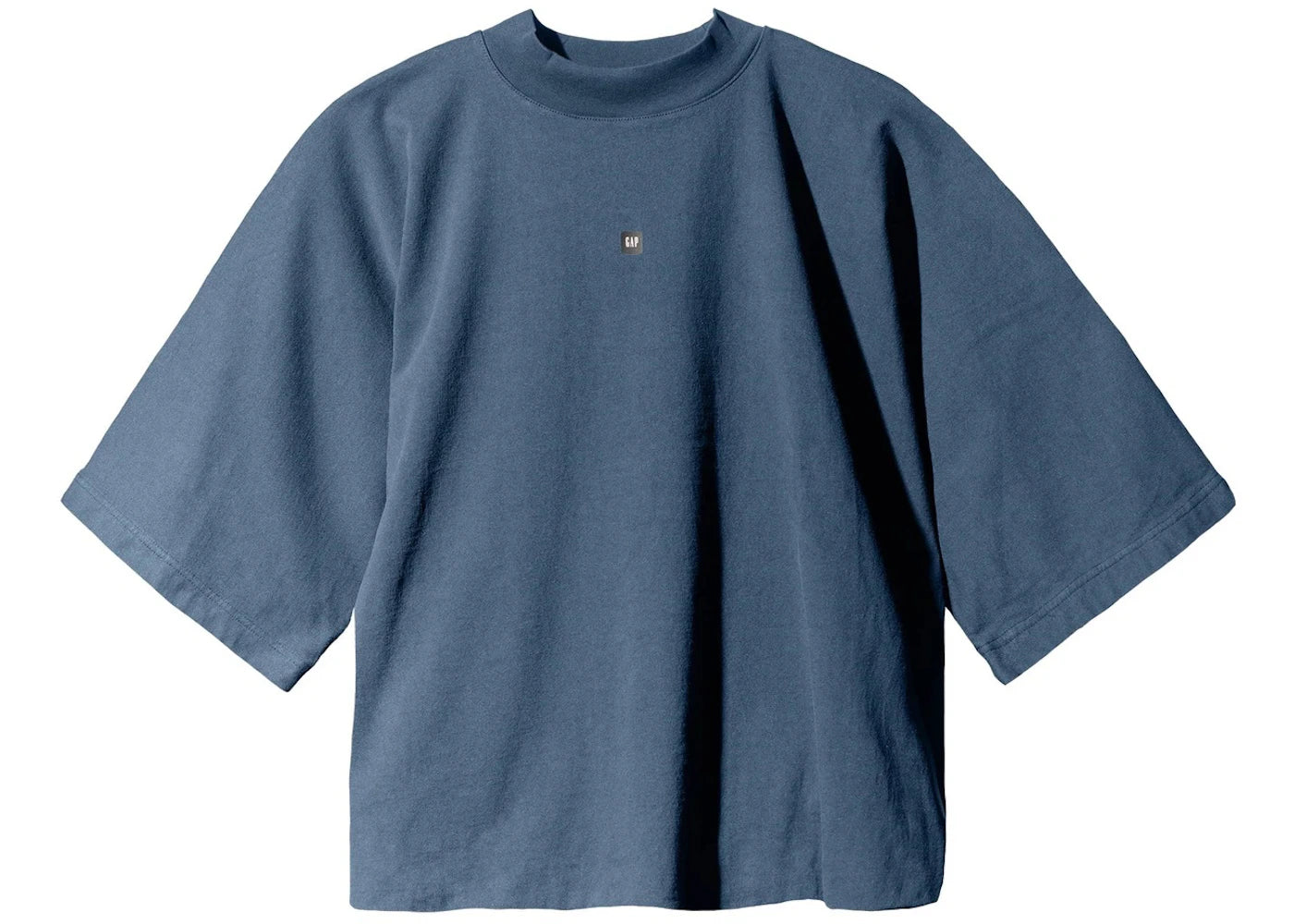 Yeezy Gap Logo No Seam Tee Dark Blue