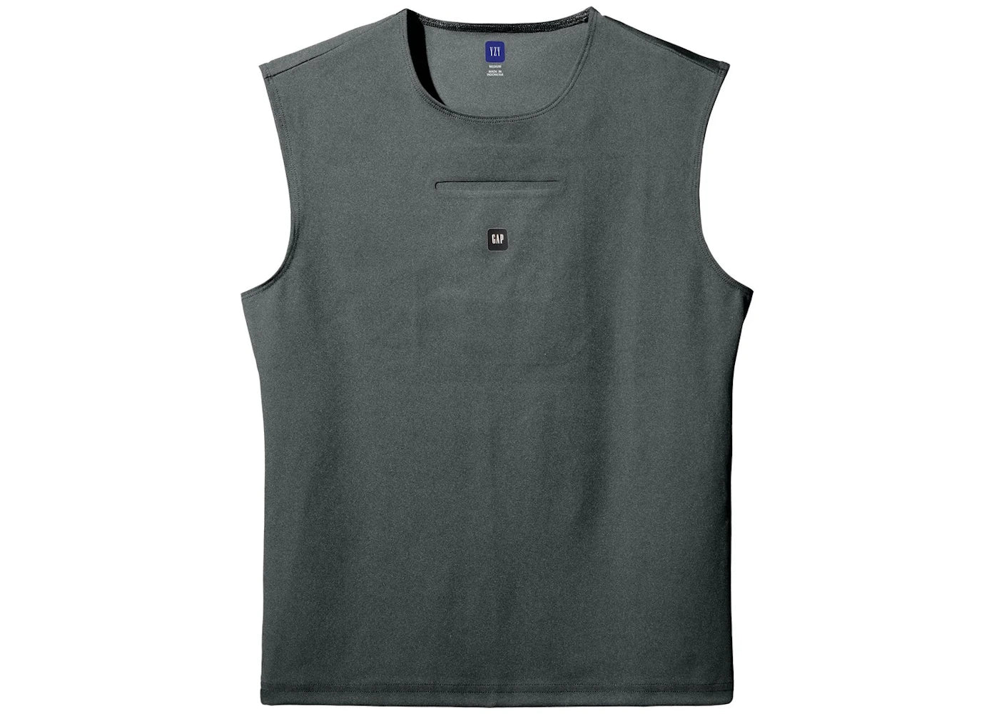 Yeezy Gap Mens Sleeveless Second Skin Dark Green