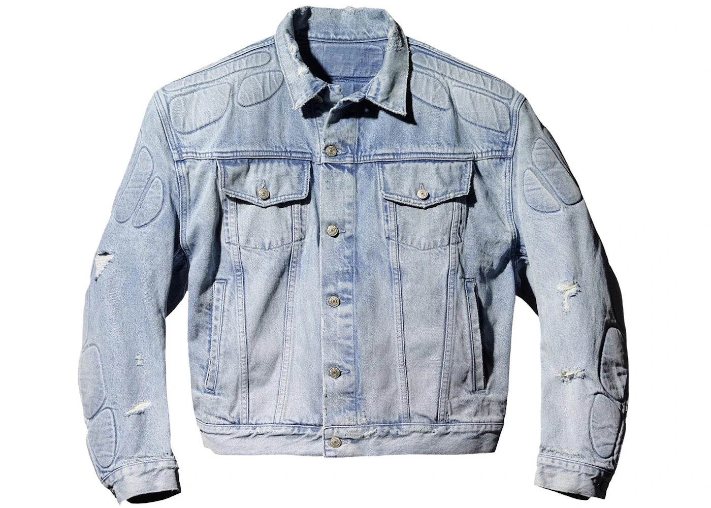 Yeezy Gap Padded Denim Jacket Blue