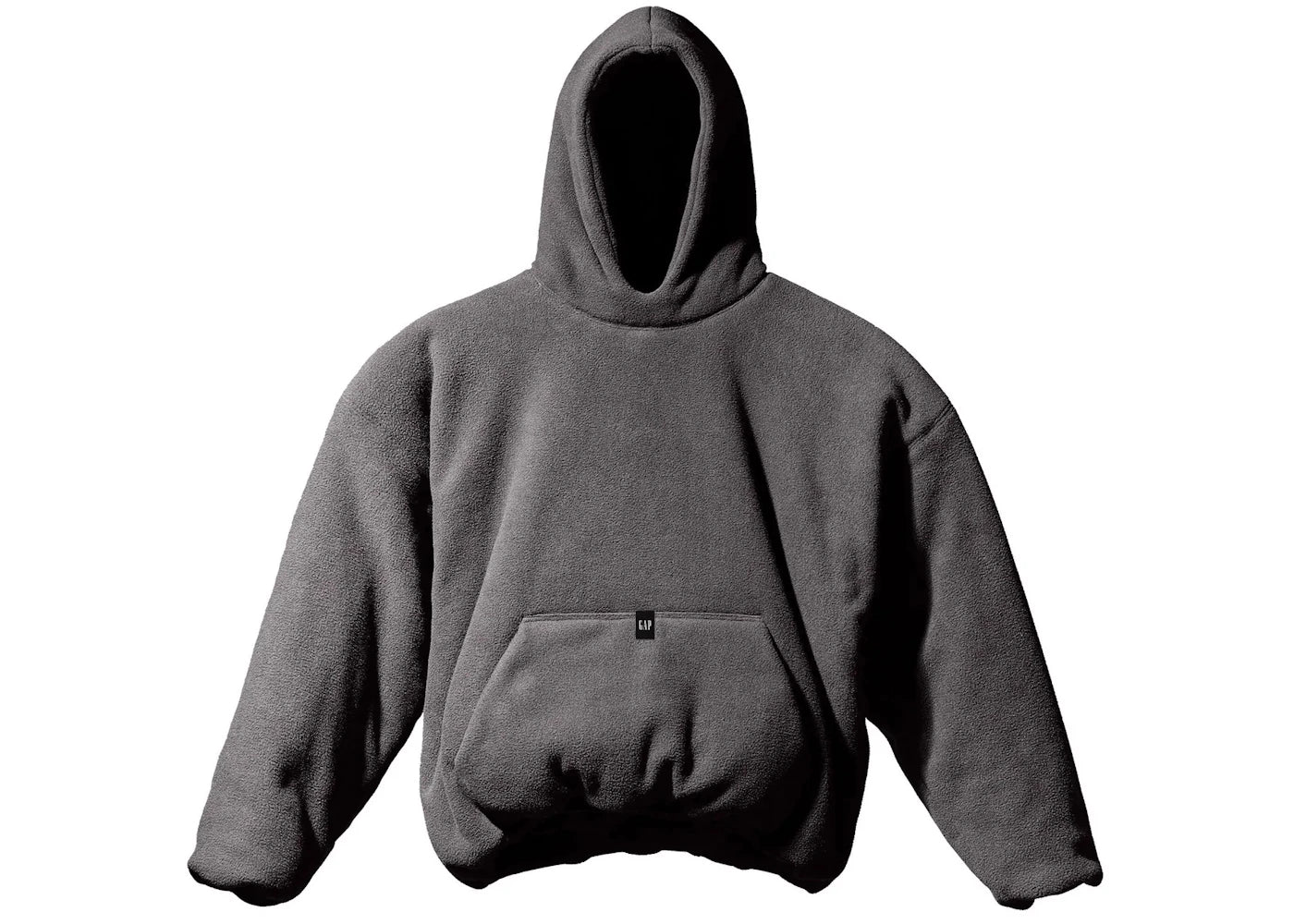 Yeezy Gap Polar Fleece Padded Hoodie Dark Grey