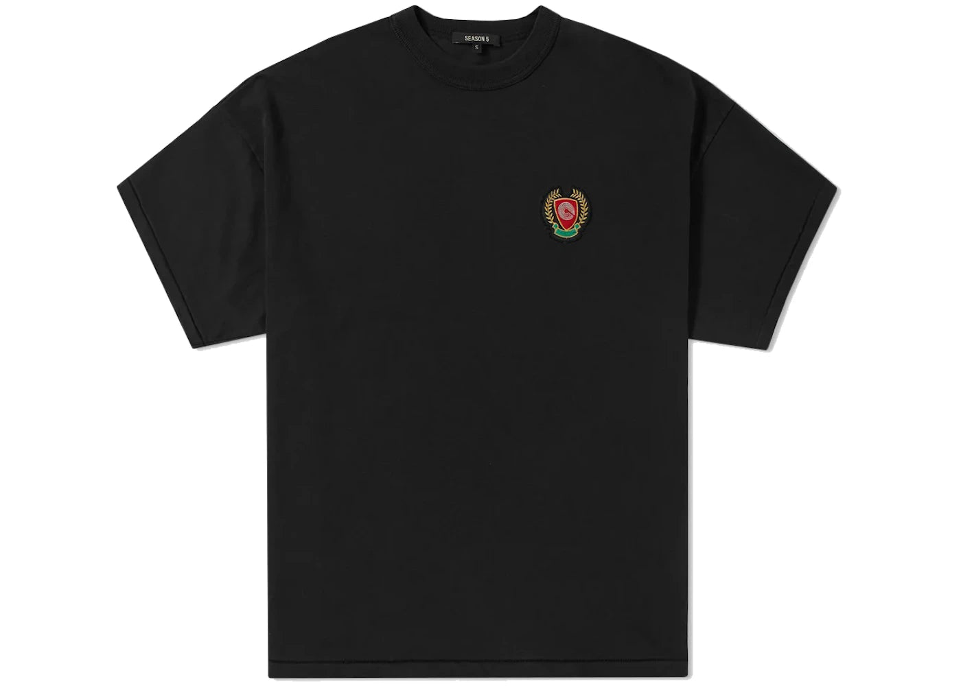 Yeezy Season 5 Crest Logo Tee Ink