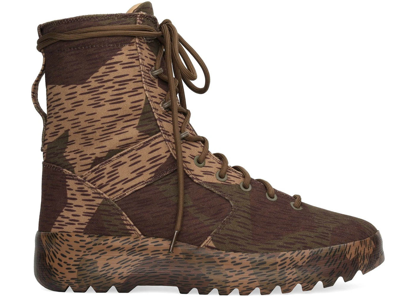 Yeezy Washed Canvas Boot Season 6 Splinter Camo