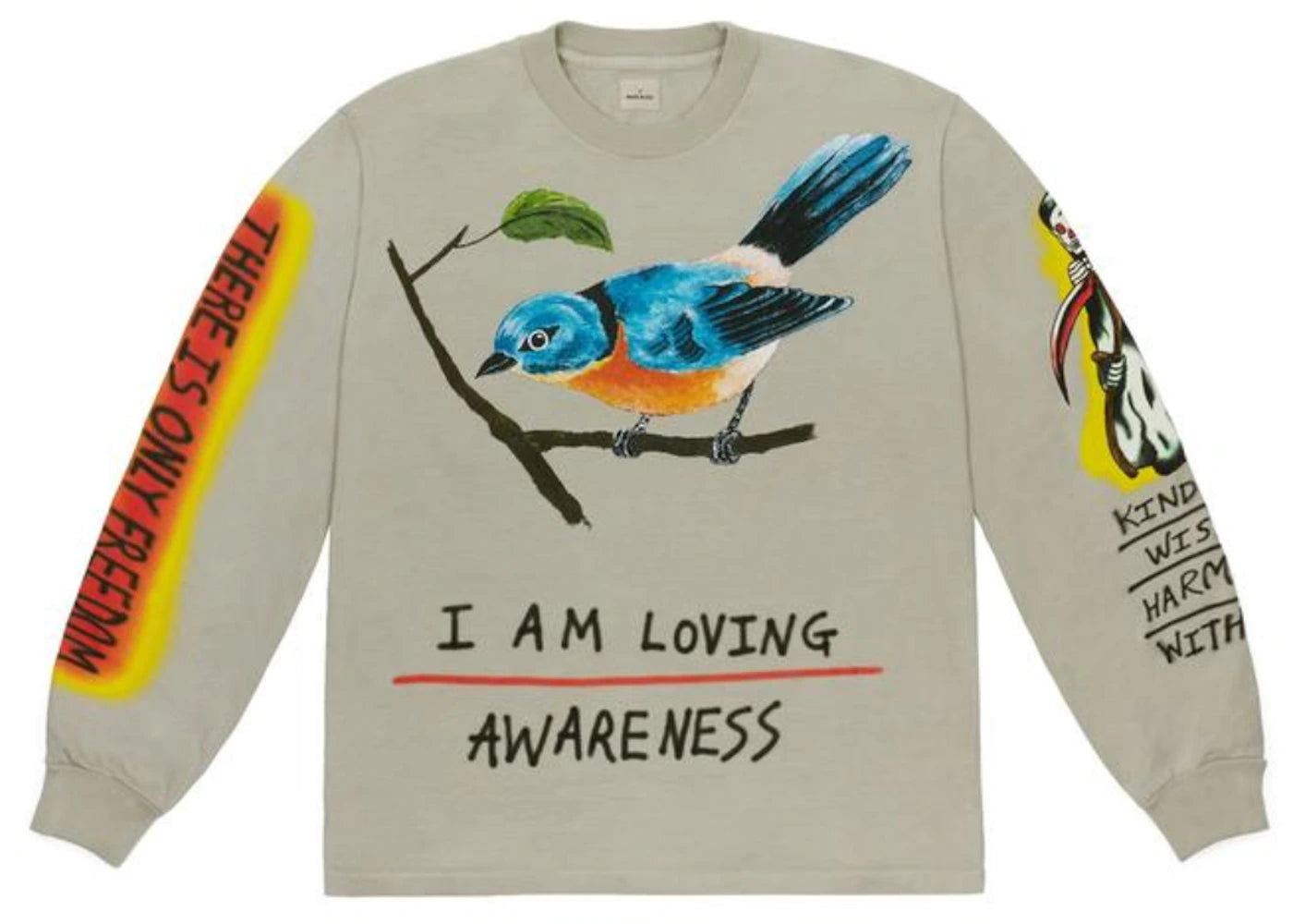 Yeezy Wes Lang Bird L/S Tee Vapor