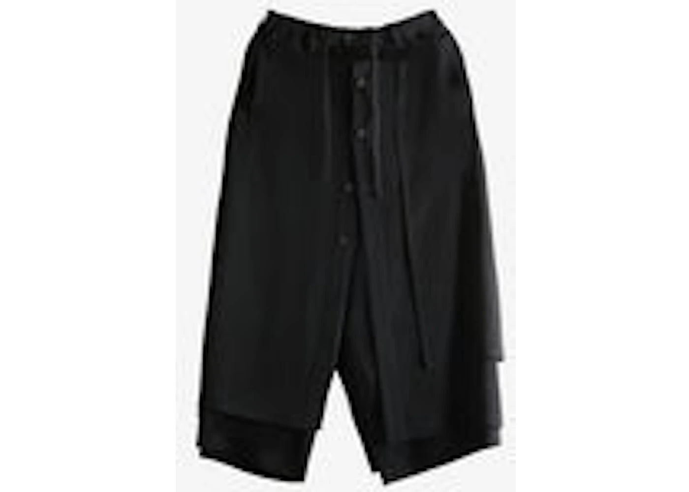 Yohji Yamamoto F Button Wrap Pants Black