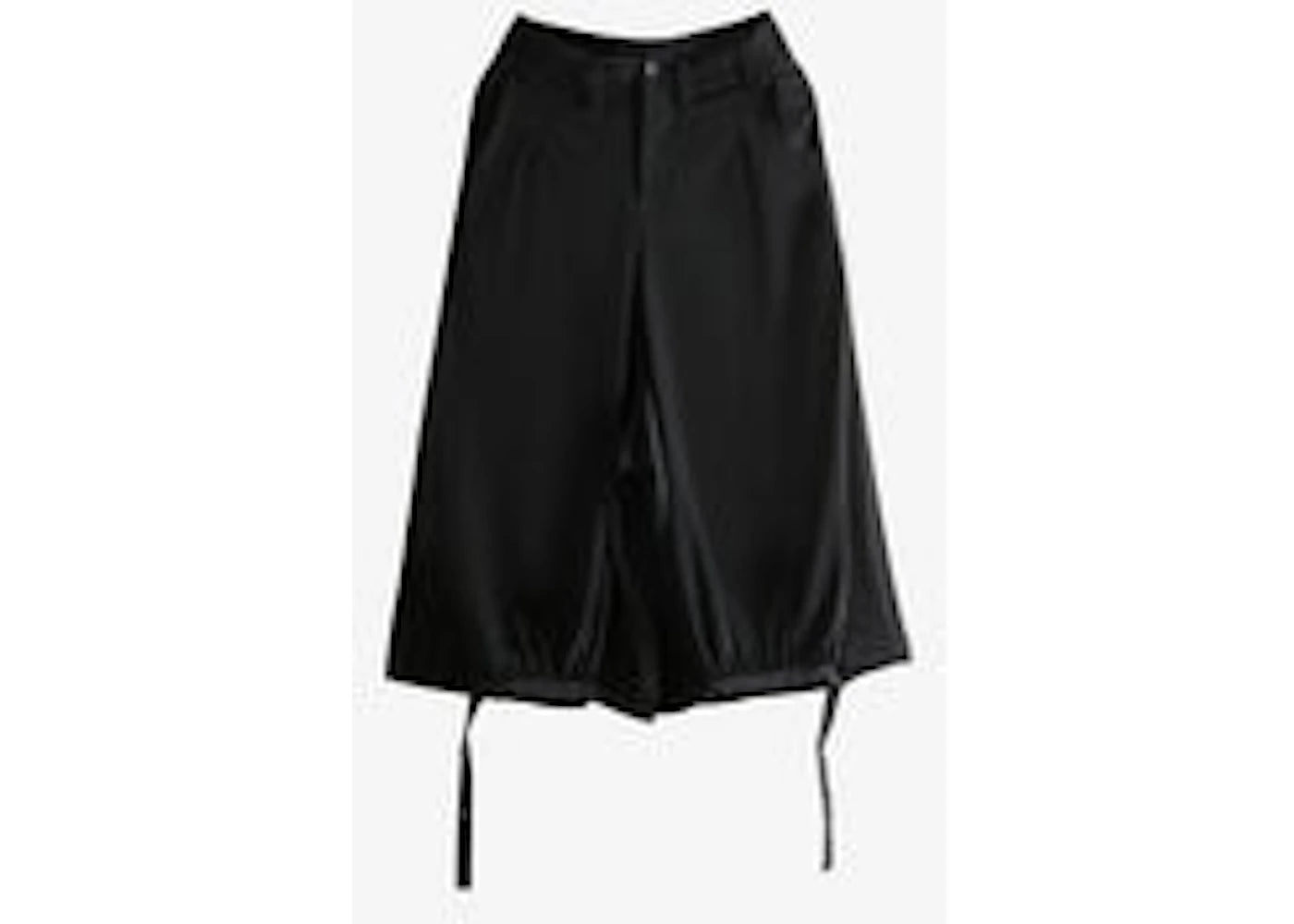 Yohji Yamamoto F Gathered Pants Black