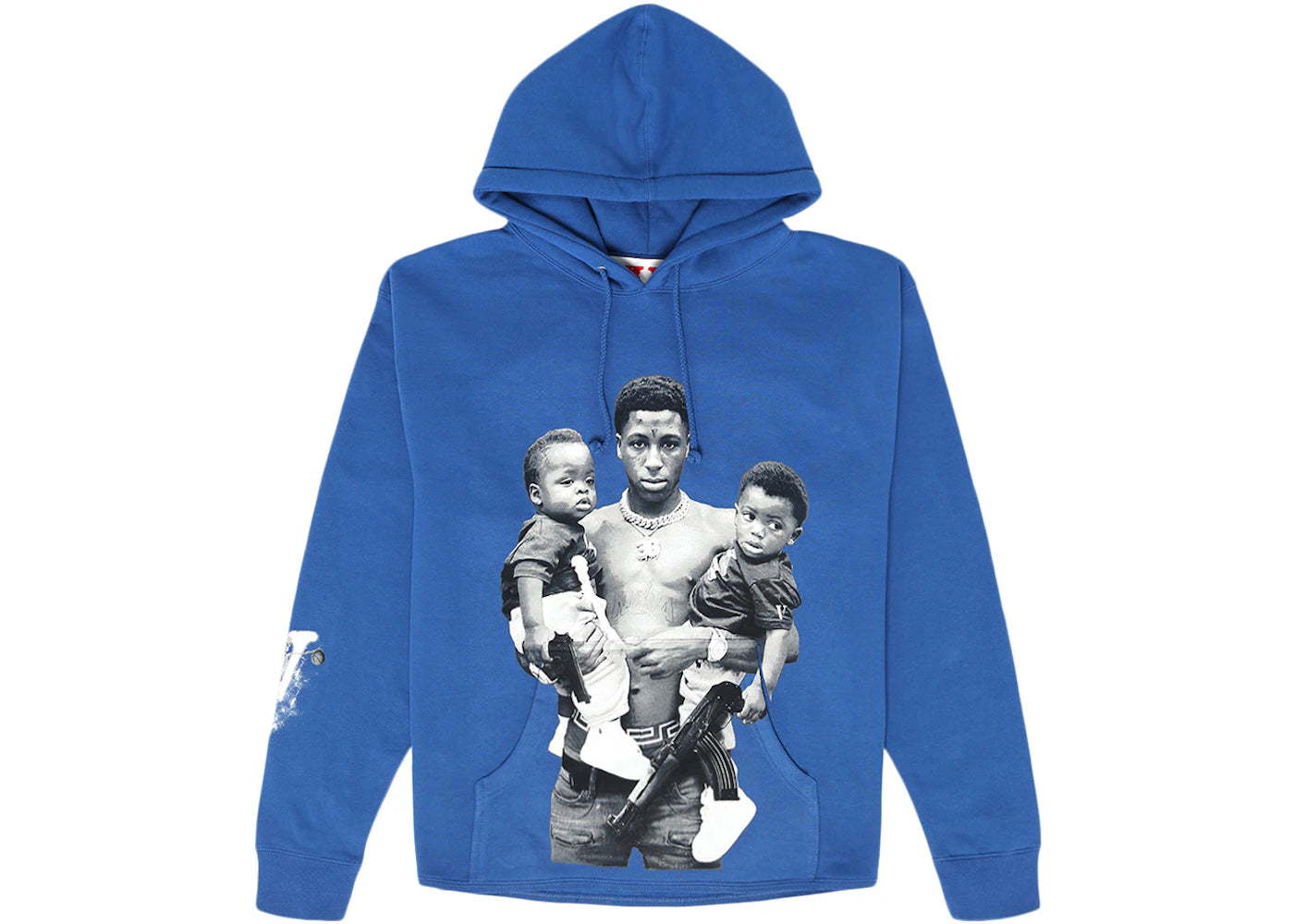 YoungBoy NBA x Vlone Kacey Talk Hoodie Blue