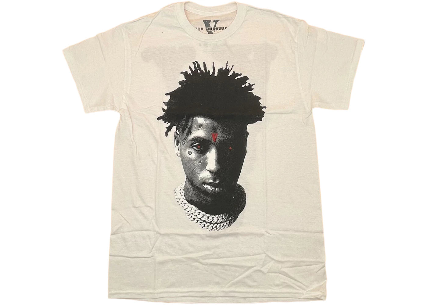 YoungBoy NBA x Vlone Reaper's Child Tee White