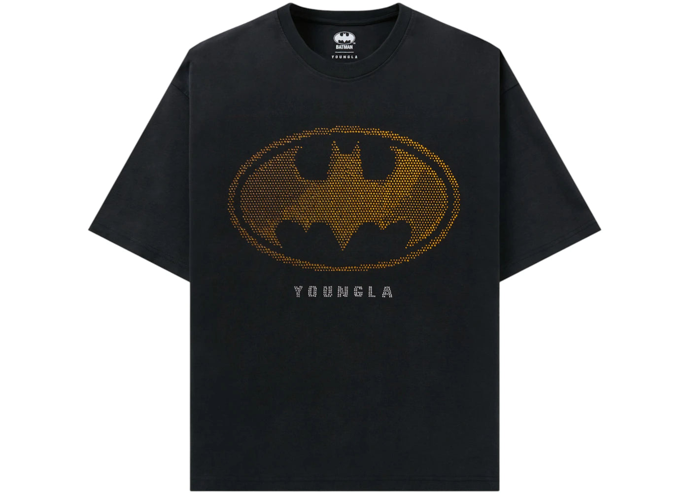 YoungLA x Batman Rhinestone Tee Batman Logo