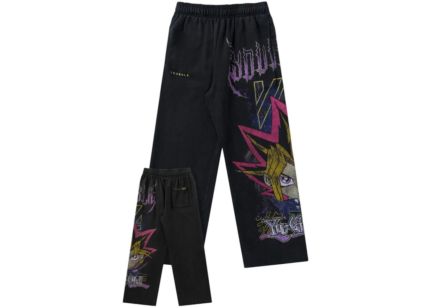YoungLA x Yu-Gi-Oh! Sweatpants Winged Blue Eyes