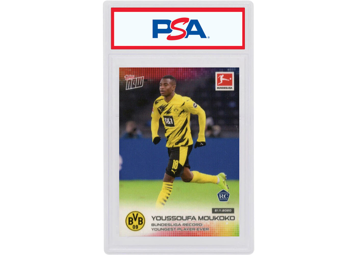 Youssoufa Moukoko 2020 Topps Now Rookie #45 (PSA or BGS Graded)