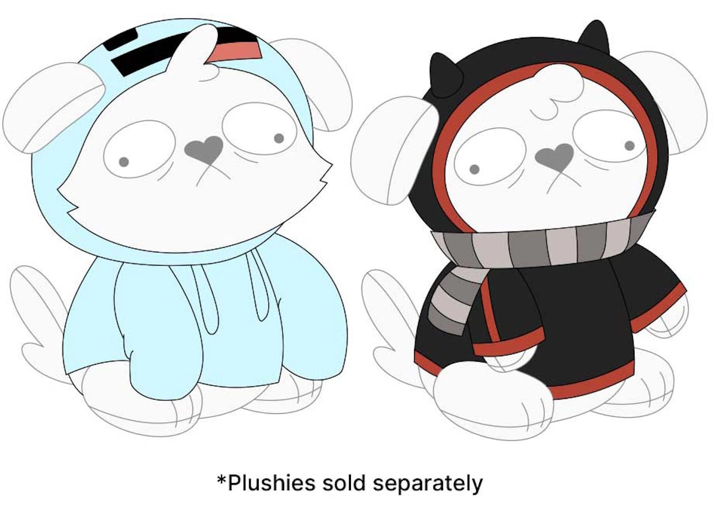 Youtooz BFFS Outfit 2-Pack Plush