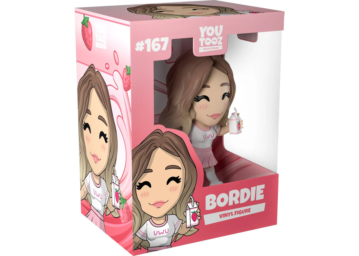 Youtooz Bordie Vinyl Figure STRAWBERRY MILK