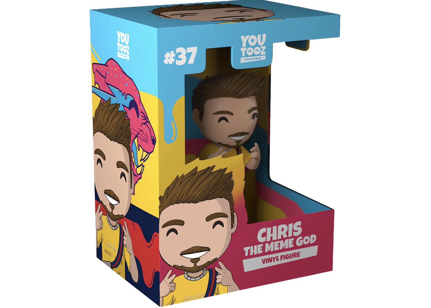 Youtooz Chris Vinyl Figure YELLOW DRIP