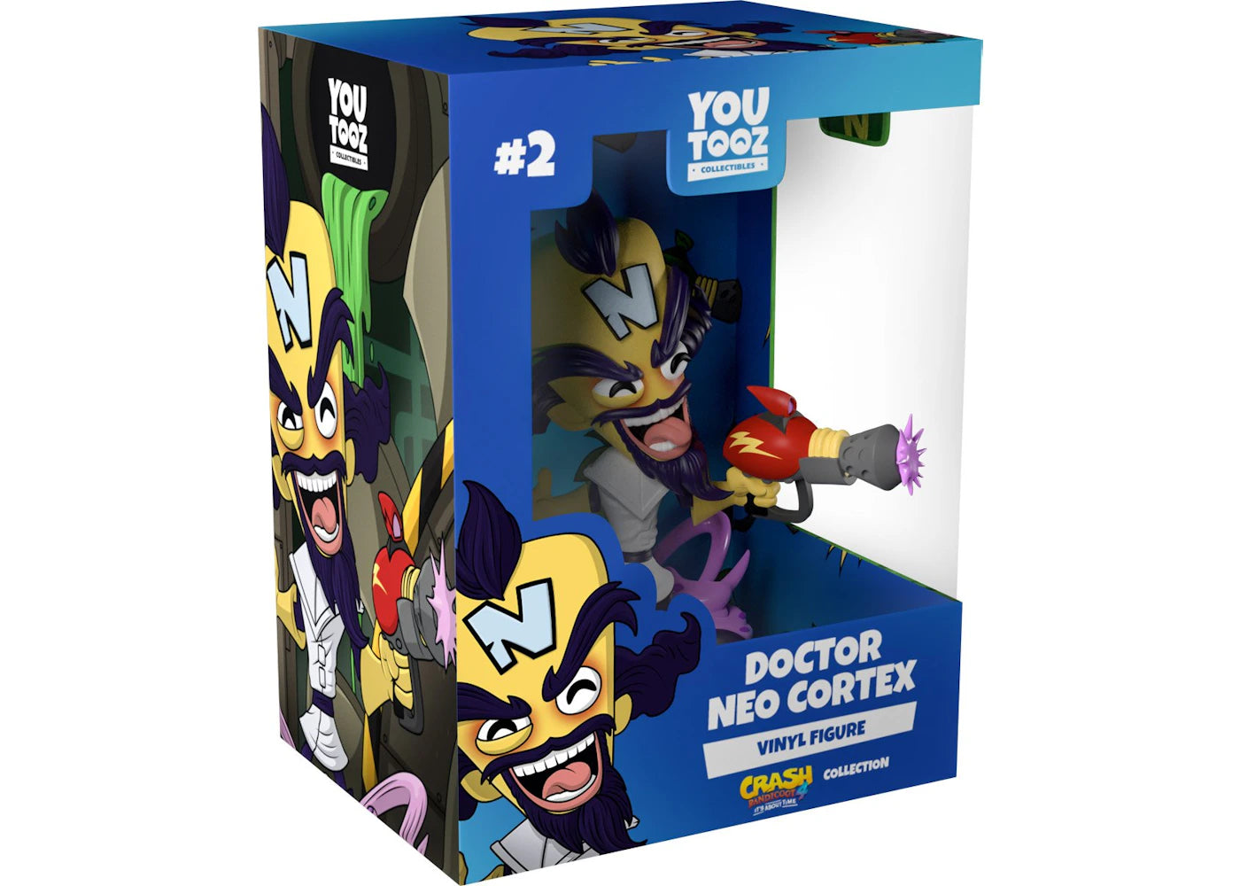 Youtooz Doctor Neo Cortex Vinyl Figure PERIWINKLE