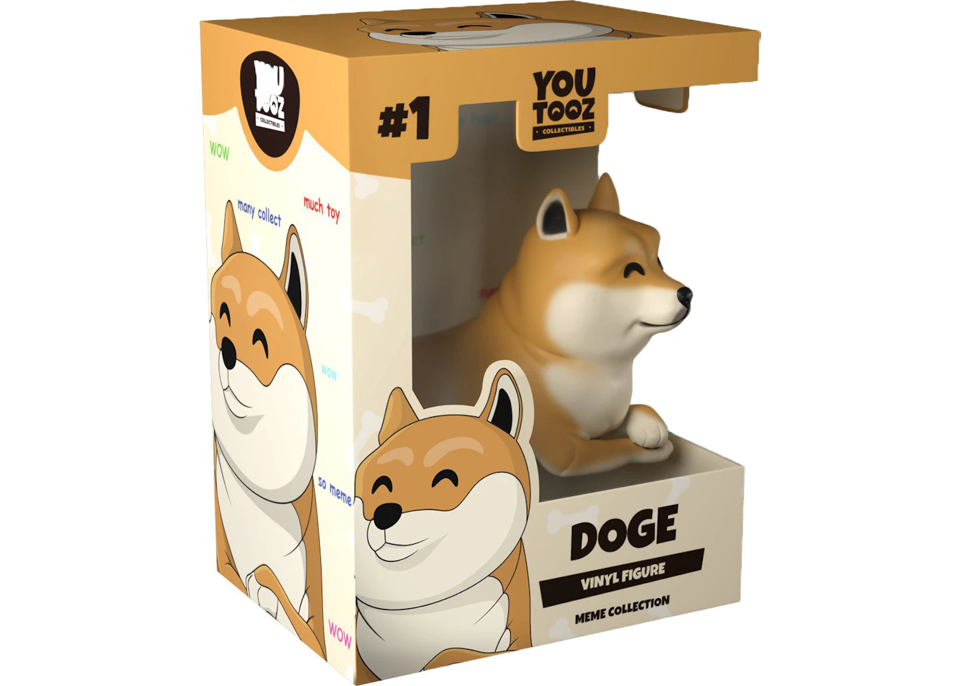 Youtooz Doge Vinyl Figure WOW YELLOW/VERY CREAM
