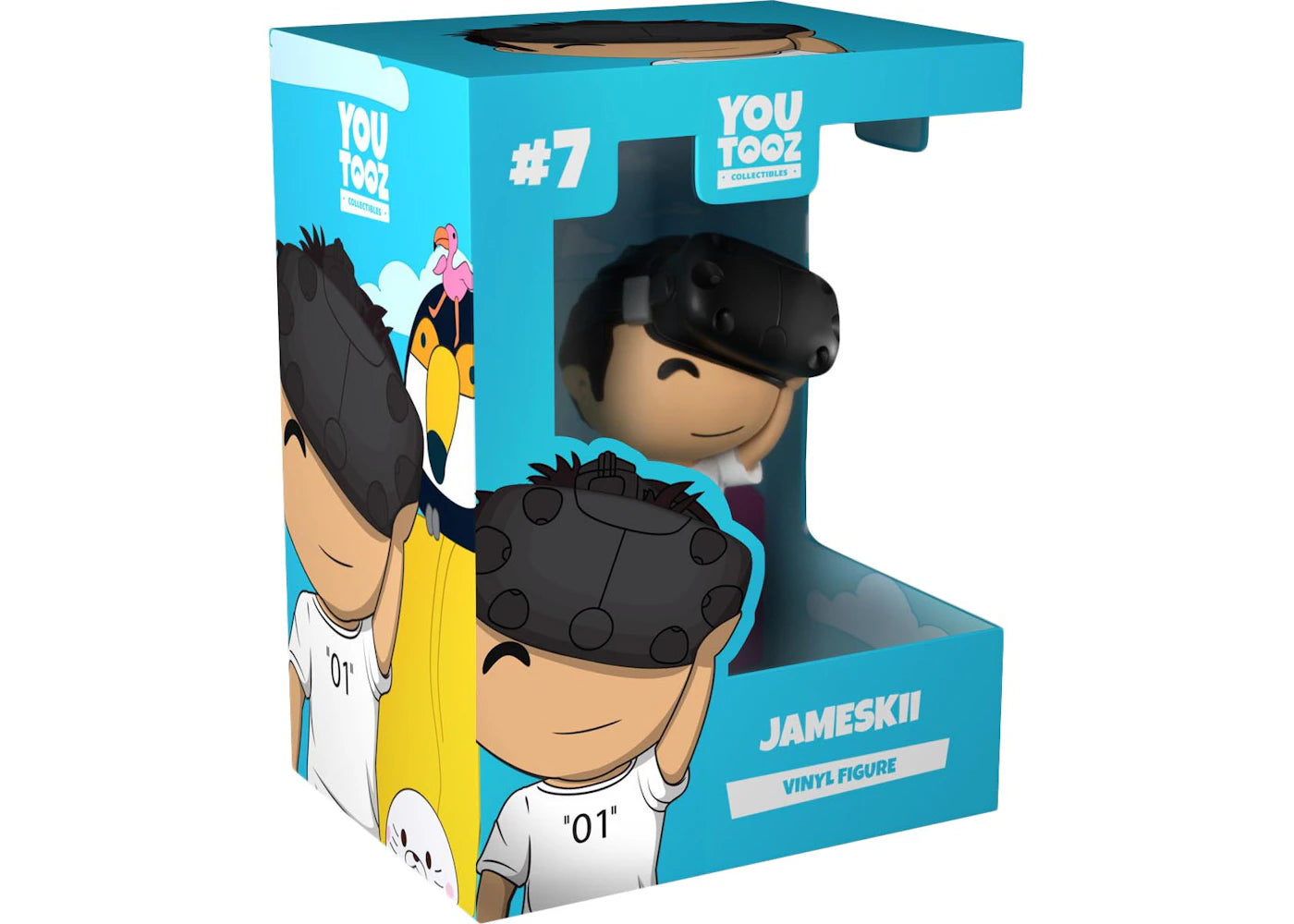 Youtooz Jameskii Vinyl Figure Breadskate Beige/Off White