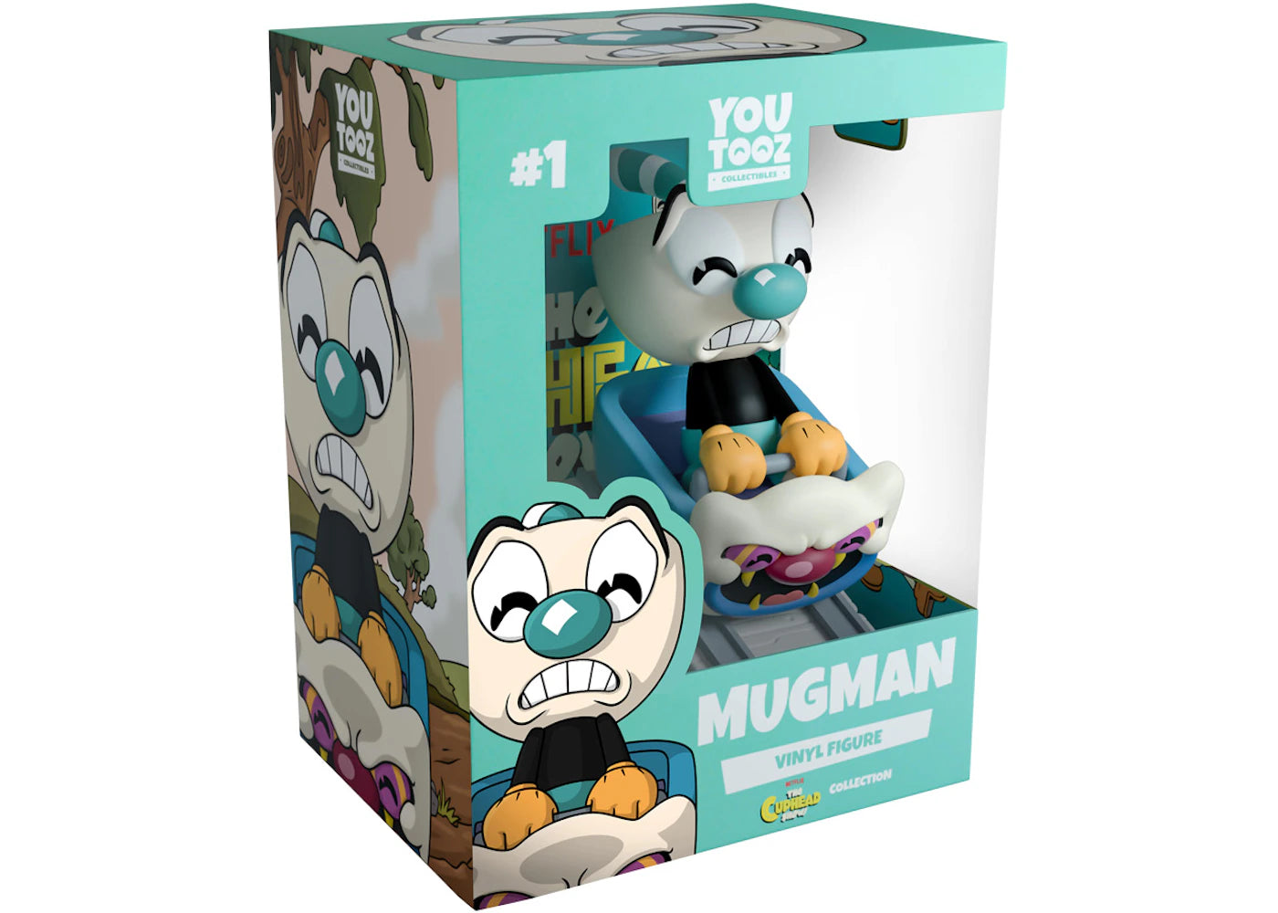 Youtooz Mugman Netflix Show Edition Vinyl Figure