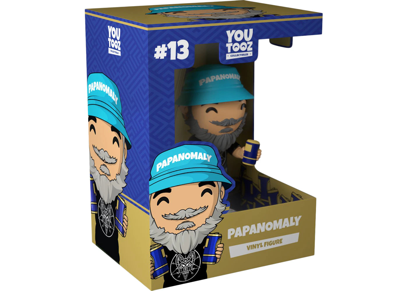 Youtooz Papanomaly Vinyl Figure Beer Blue