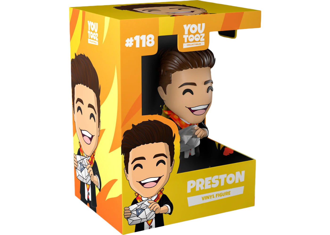 Youtooz Preston Vinyl Figure DIAMOND PLAY BUTTON