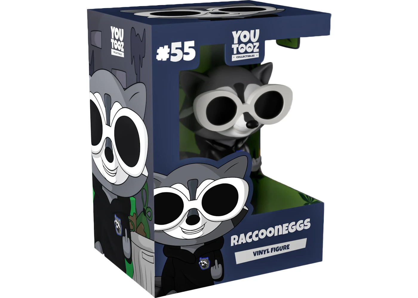 Youtooz Raccooneggs Vinyl Figure Open-Casket Retail