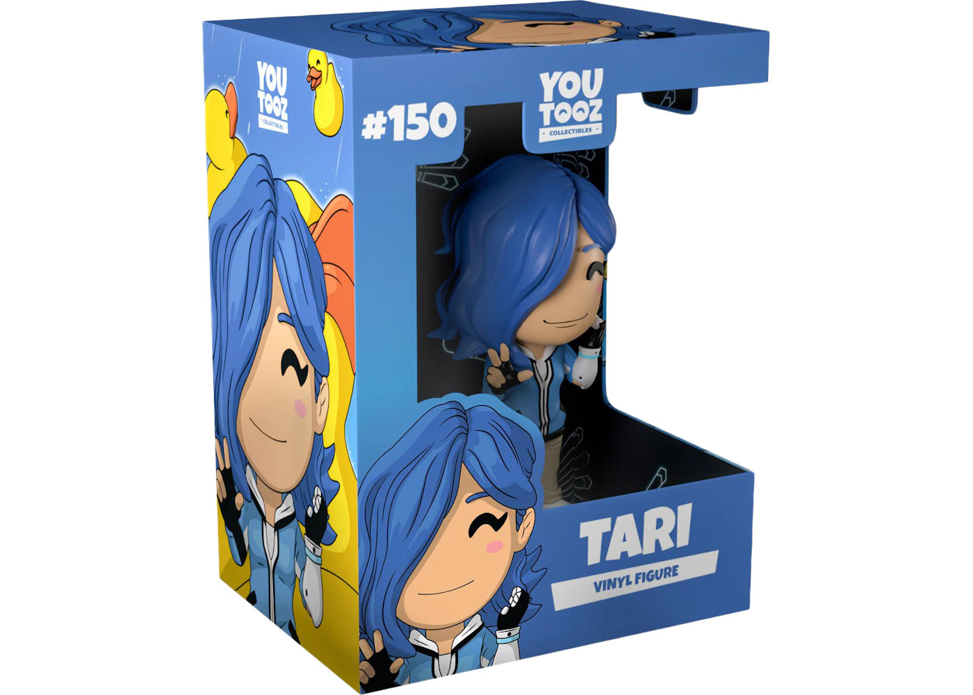 Youtooz SMG4 Tari Vinyl Figure GLITCH BLUE