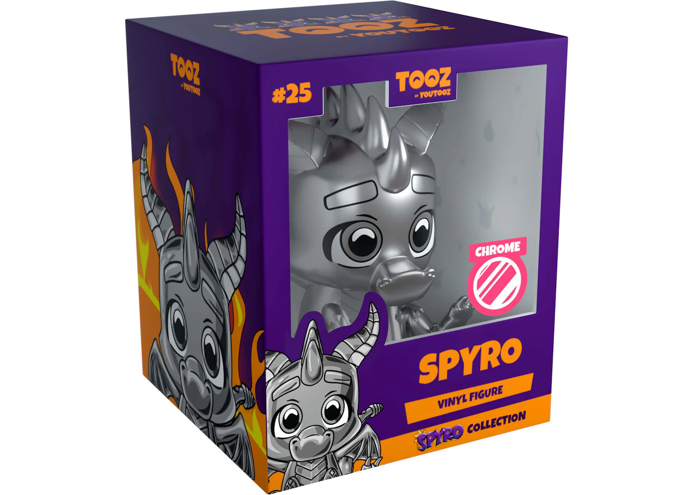 Youtooz Spyro Chrome Vinyl Figure