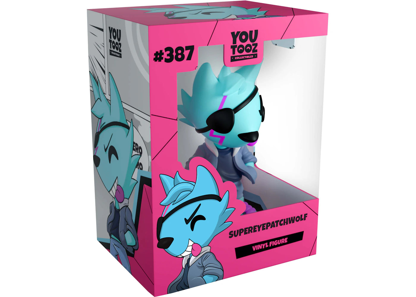 Youtooz Super Eyepatch Wolf Vinyl Figure