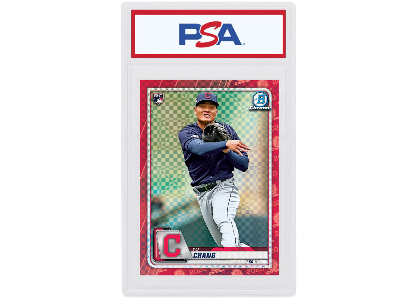 Yu Chang 2020 Bowman Chrome X Rookie Red X-Fractor 1/1 #49