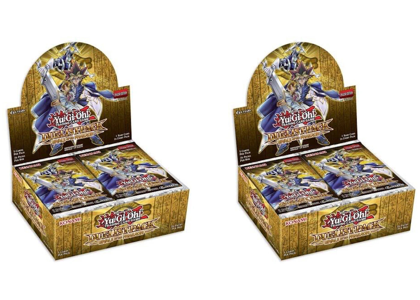 Yu-Gi-Oh Duelist Pack Rivals of the Pharaoh (DPRP) Booster Box 2x Lot