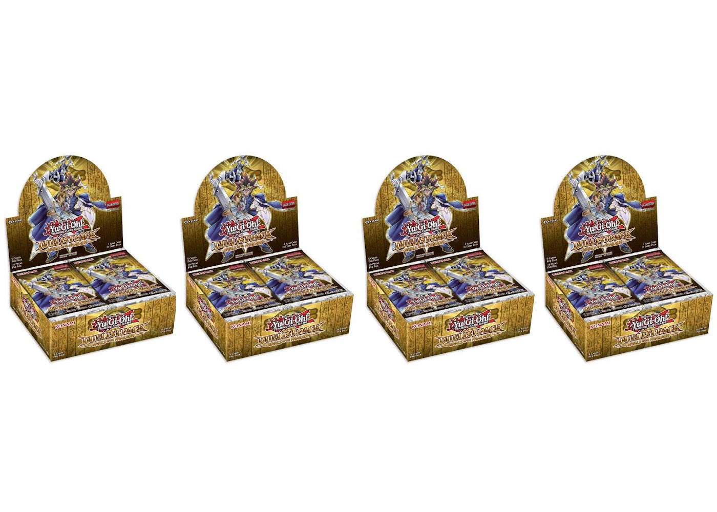 Yu-Gi-Oh Duelist Pack Rivals of the Pharaoh (DPRP) Booster Box 4x Lot