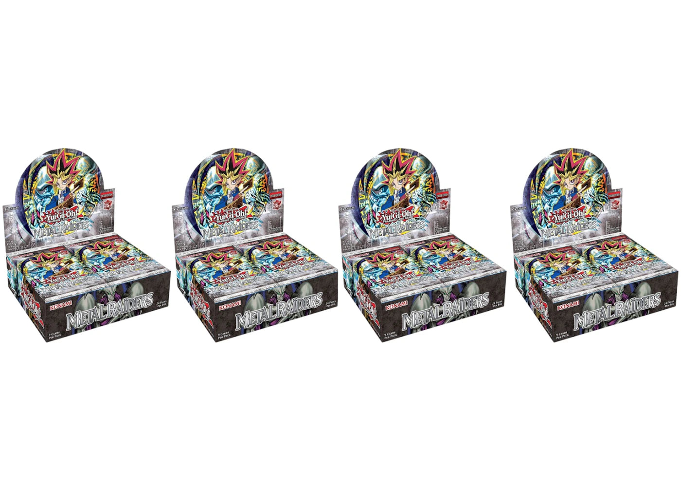 Yu-Gi-Oh Metal Riders 25th Anniversary Edition Booster Box 4x Lot