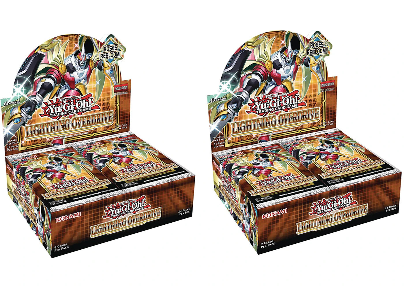 Yu-Gi-Oh! TCG Lightning Overdrive 1st Edition Booster Box 2X Lot